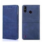 For Infinix Smart 4 X653 Cow Texture Magnetic Horizontal Flip Leather Phone Case(Blue) - 1