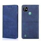 For Infinix Smart HD 2021 X612 Cow Texture Magnetic Horizontal Flip Leather Phone Case(Blue) - 1