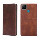 For Itel Vision 1 Cow Texture Magnetic Horizontal Flip Leather Phone Case(Dark Brown) - 1