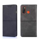 For Tecno Camon 15 CD7/Camon 15 Air/Spark 5/Spark 5 Pro Cow Texture Magnetic Horizontal Flip Leather Phone Case(Black) - 1