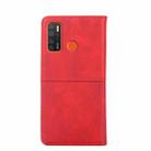 For Tecno Camon 15 CD7/Camon 15 Air/Spark 5/Spark 5 Pro Cow Texture Magnetic Horizontal Flip Leather Phone Case(Red) - 3