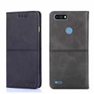 For Tecno Pop 2/Pop 2 F/Pop 2 Pro/Pop 2 Power/Itel P13 Cow Texture Magnetic Horizontal Flip Leather Phone Case(Black) - 1