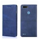 For Tecno Pop 2/Pop 2 F/Pop 2 Pro/Pop 2 Power/Itel P13 Cow Texture Magnetic Horizontal Flip Leather Phone Case(Blue) - 1