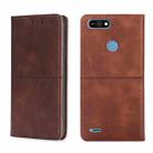 For Tecno Pop 2/Pop 2 F/Pop 2 Pro/Pop 2 Power/Itel P13 Texture Magnetic Horizontal Flip Leather Phone Case(Dark Brown) - 1