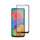 mocolo 9H Full Glue Silk Print Tempered Glass Film For Samsung Galaxy M33 (Black) - 1