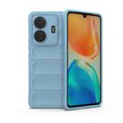 For vivo s15e Magic Shield TPU + Flannel Phone Case(Light Blue) - 1