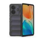 For vivo s15e Magic Shield TPU + Flannel Phone Case(Dark Grey) - 1