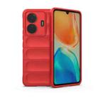 For vivo s15e Magic Shield TPU + Flannel Phone Case(Red) - 1