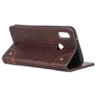 For Alcatel 1S 2020/1V 2020/3L 2020 Copper Buckle Nappa Texture Horizontal Flip Leather Case with Holder & Card Slots & Wallet(Coffee) - 4