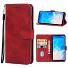 For DOOGEE N40 Pro Leather Phone Case(Red) - 1