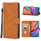 For Infinix Hot 8 / Hot 8 Lite Leather Phone Case(Brown) - 1