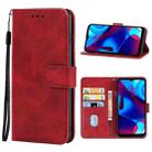 For Motorola G Pure Leather Phone Case(Red) - 1