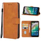 For Nokia C01 Plus Leather Phone Case(Brown) - 1