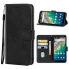 For Nokia C01 Plus Leather Phone Case(Black) - 1