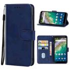 For Nokia C01 Plus Leather Phone Case(Blue) - 1