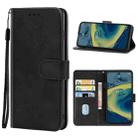 For Nokia XR20 Leather Phone Case(Black) - 1