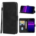 For Sony Xperia 20 / Xperia 8 Leather Phone Case(Black) - 1