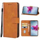 For ZTE Axon 11 5G Leather Phone Case(Brown) - 1