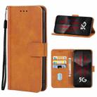 For ZTE nubia Red Magic 5S Leather Phone Case(Brown) - 1