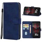 For ZTE nubia Red Magic 5S Leather Phone Case(Blue) - 1