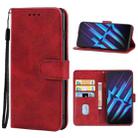 For ZTE nubia Red Magic 6R Leather Phone Case(Red) - 1