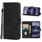 For Nokia G11 Plus Leather Phone Case(Black) - 1