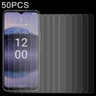 50 PCS 0.26mm 9H 2.5D Tempered Glass Film For Nokia G11 Plus - 1