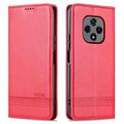 For Huawei nova 9z 5G AZNS Magnetic Calf Texture Leather Phone Case(Red) - 1