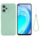 For OnePlus Nord CE 2 Lite 5G Solid Color Liquid Silicone Full Coverage Phone Case(Green) - 1