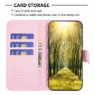 For vivo Y15s Diamond Lattice Wallet Leather Flip Phone Case(Pink) - 5