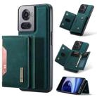 For OnePlus Ace/10R DG.MING M2 Series 3-Fold Multi Card Bag Phone Case(Green) - 1