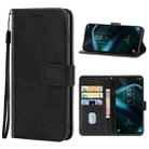 For TCL Stylus 5G Leather Phone Case(Black) - 1