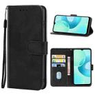 For Wiko T10 Leather Phone Case(Black) - 1