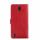 For Nokia C01 Plus/C1 2nd Edition Zipper Bag PU + TPU Horizontal Flip Leather Phone Case(Red) - 3