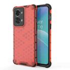 For OnePlus Nord 2T 5G Honeycomb Phone Case(Red) - 1