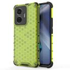 For vivo T1 44W Honeycomb Phone Case(Green) - 1