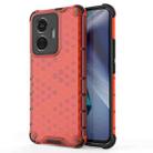For vivo T1 44W Honeycomb Phone Case(Red) - 1