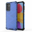 For Samsung Galaxy M13 Honeycomb Phone Case(Blue) - 1