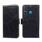 For Infinix Hot 8 / Hot 8 Lite Geometric Stitching Horizontal Flip Leather Phone Case(Black) - 1