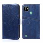 For Infinix Smart HD 2021 X612 Geometric Stitching Horizontal Flip Leather Phone Case(Blue) - 1
