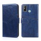 For Tecno Spark 6 GO Geometric Stitching Horizontal Flip Leather Phone Case(Blue) - 1