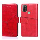 For Blackview A70 Geometric Stitching Horizontal Flip Leather Phone Case(Red) - 1