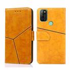 For Blackview A70 Geometric Stitching Horizontal Flip Leather Phone Case(Yellow) - 1