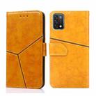 For UMIDIGI A11 Geometric Stitching Horizontal Flip Leather Phone Case(Yellow) - 1