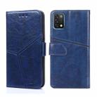 For UMIDIGI A11 Geometric Stitching Horizontal Flip Leather Phone Case(Blue) - 1