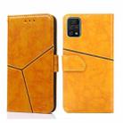 For UMIDIGI A11 Pro Max Geometric Stitching Horizontal Flip Leather Phone Case(Yellow) - 1