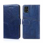 For UMIDIGI A11 Pro Max Geometric Stitching Horizontal Flip Leather Phone Case(Blue) - 1