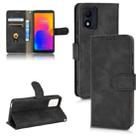 For Alcatel 1B 2022 Skin Feel Magnetic Flip Leather Phone Case(Black) - 1