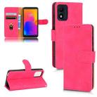 For Alcatel 1B 2022 Skin Feel Magnetic Flip Leather Phone Case(Rose Red) - 1