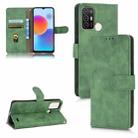 For ZTE Blade A52 Skin Feel Magnetic Flip Leather Phone Case(Green) - 1